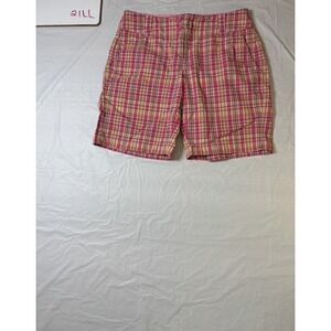 Womens New York & Company, pink bermuda shorts chino, mid-rise Manhattan, size 2
